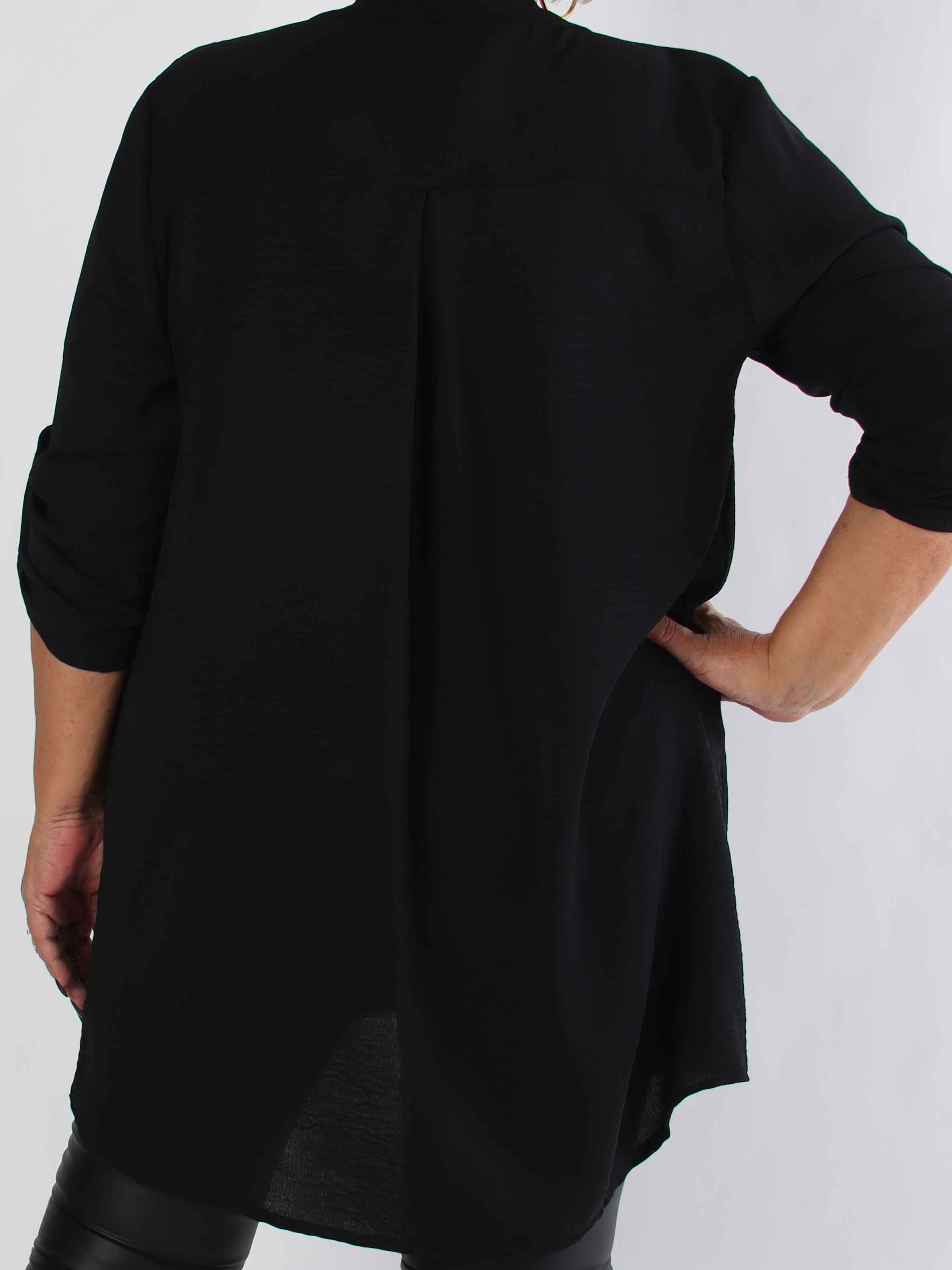 Teresa - Plus size tunika med opsmøg